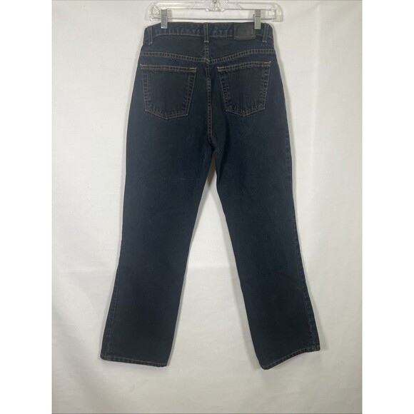 Calvin Klein Jeans Boot Cut Women’s 8 Black Overdye Cotton Denim Classic - Picture 4 of 8